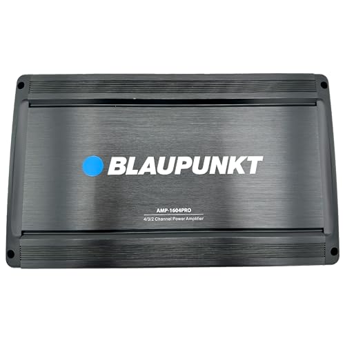 Blaupunkt AMP1604PRO - Car Audio 4/3/2-Channel Full Range 2 Ohm Stable Amp Amplifier 1600 Watts Blaupunkt AMP1604PRO - Car Audio 4/3/2-Channel Full Range 2 Ohm Stable Amp Amplifier 1600 Watts